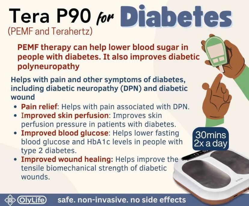 Tera P90 provides help and support for eye, joint health, diabetes, and nerve issues